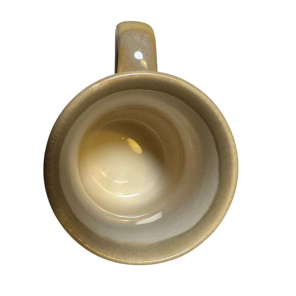 Cracker Barrel Earthen Ware "NANA" Mug; Heavy & Solid; Yellow/Cream; 18 OZ - Picture 3 of 9